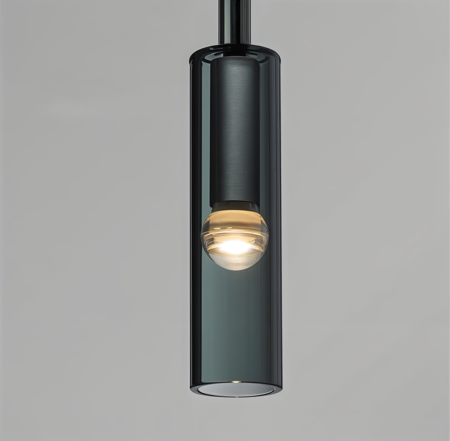 Minimalist Wall Lamp with Smoke Glass - Orvane