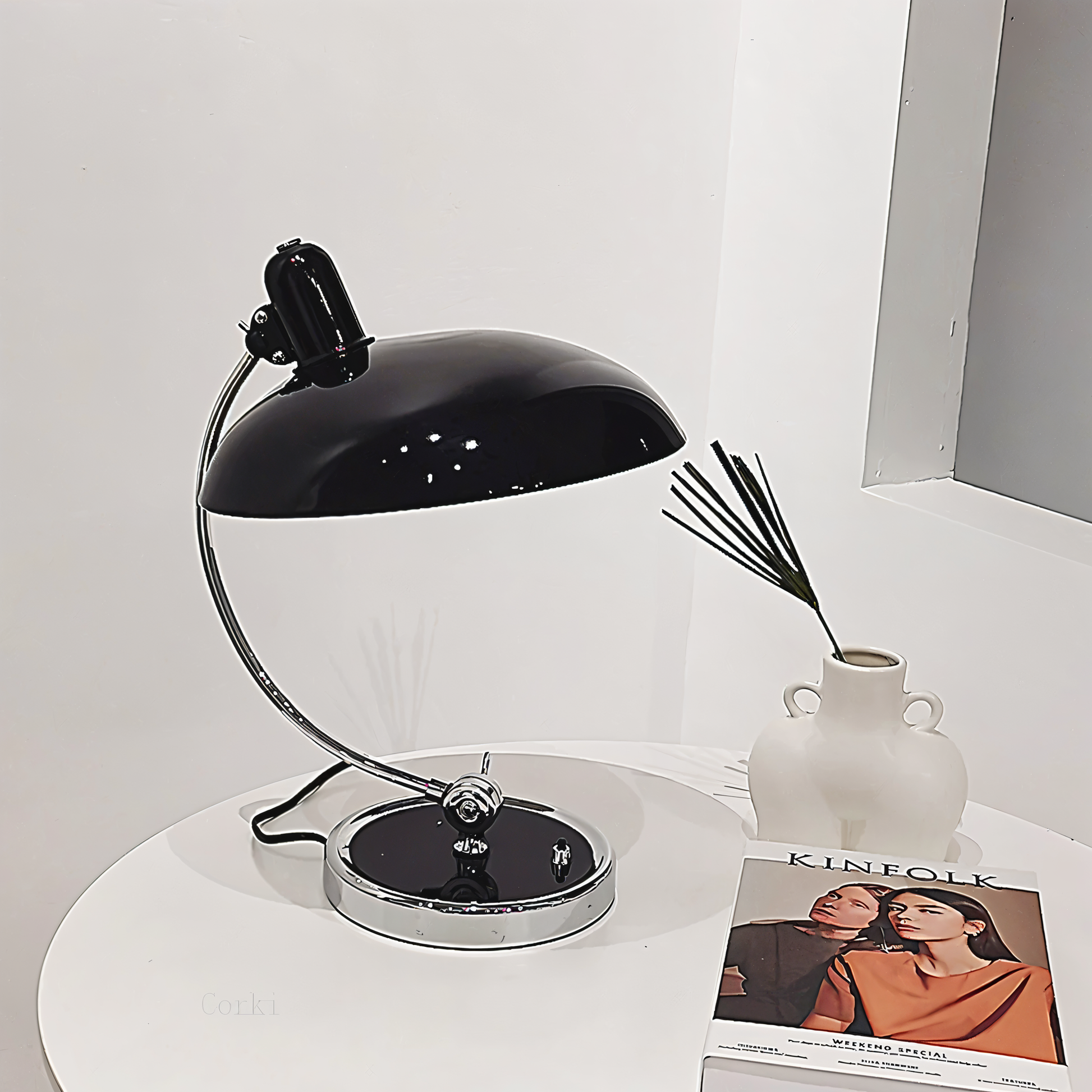 Adjustable Vintage Iron Desk Lamp – Virella