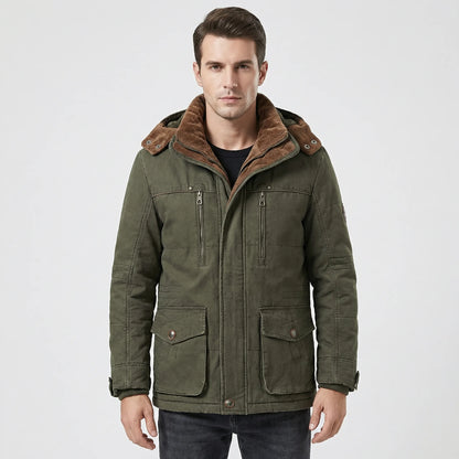 Hooded Fleece-Lined Winter Jacket - Jimmy