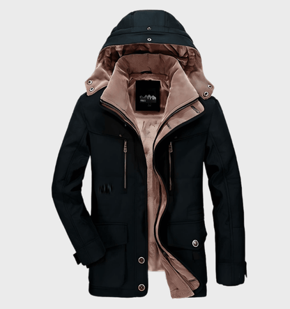Hooded Fleece-Lined Winter Jacket - Jimmy