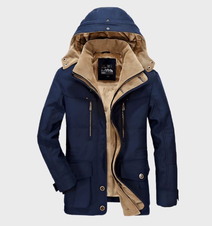 Hooded Fleece-Lined Winter Jacket - Jimmy
