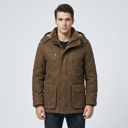 Hooded Fleece-Lined Winter Jacket - Jimmy