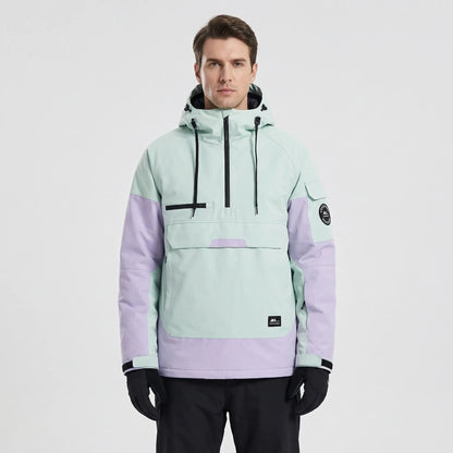 Hooded Half-Zip Ski Jacket - Cody