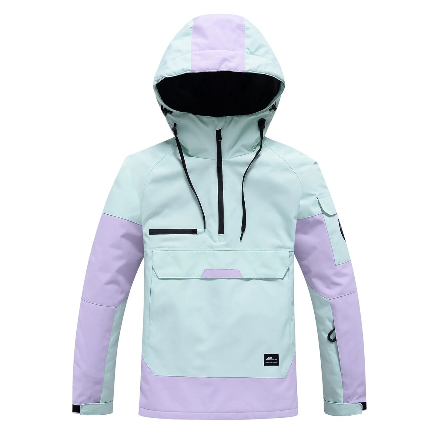Hooded Half-Zip Ski Jacket - Cody
