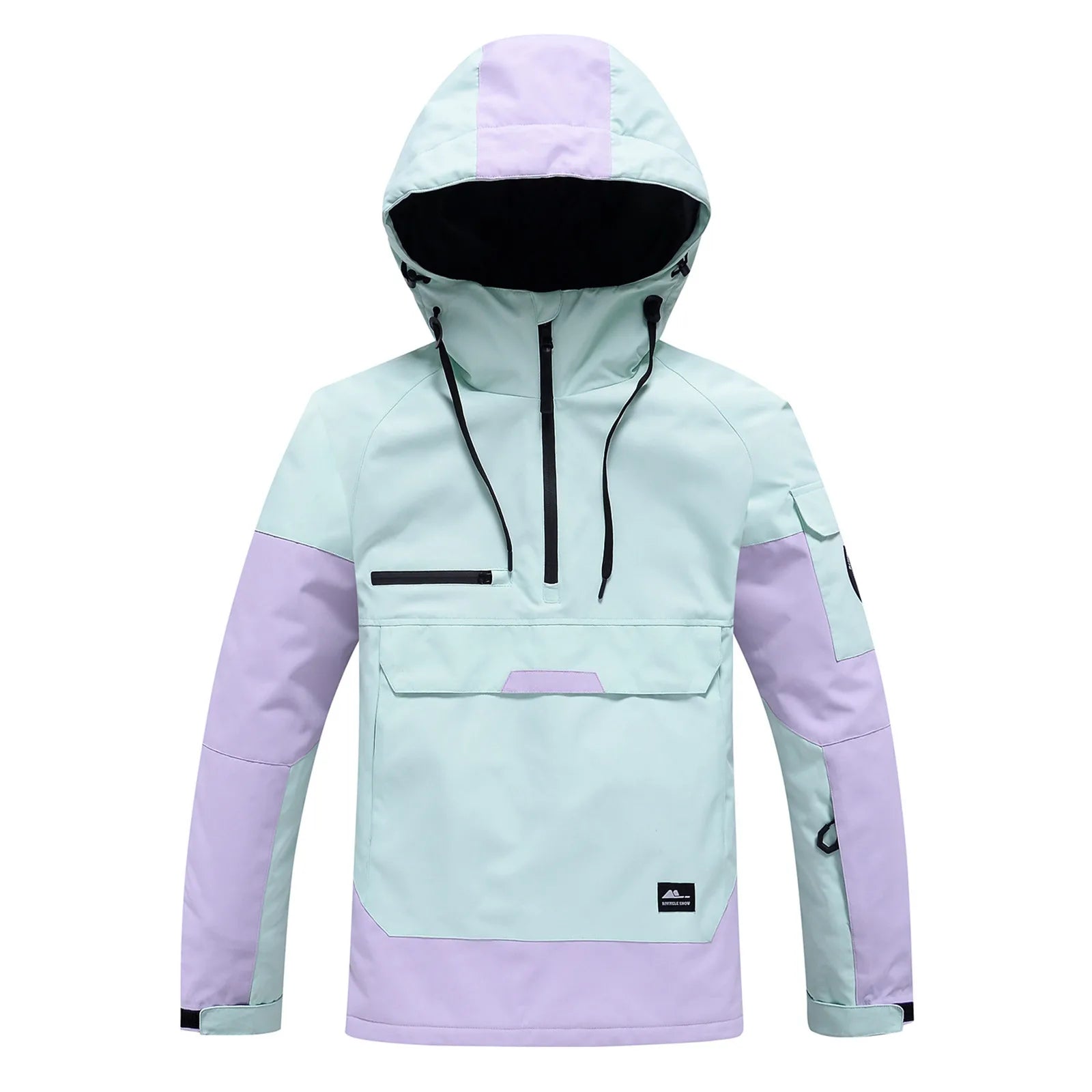 Hooded Half-Zip Ski Jacket - Cody