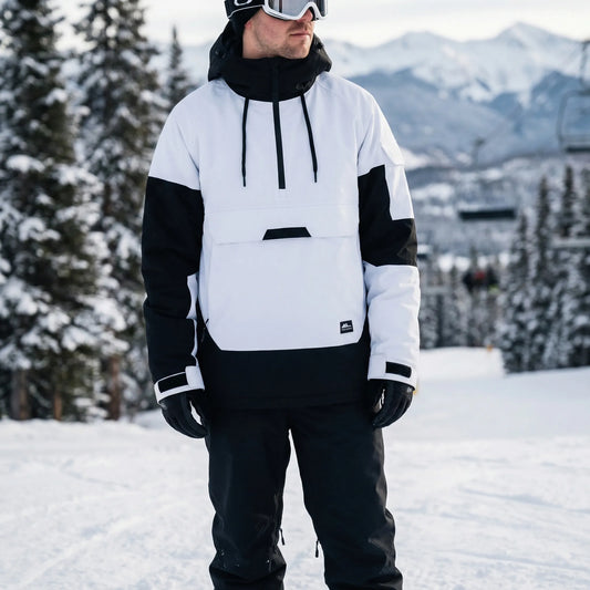 Hooded Half-Zip Ski Jacket - Cody
