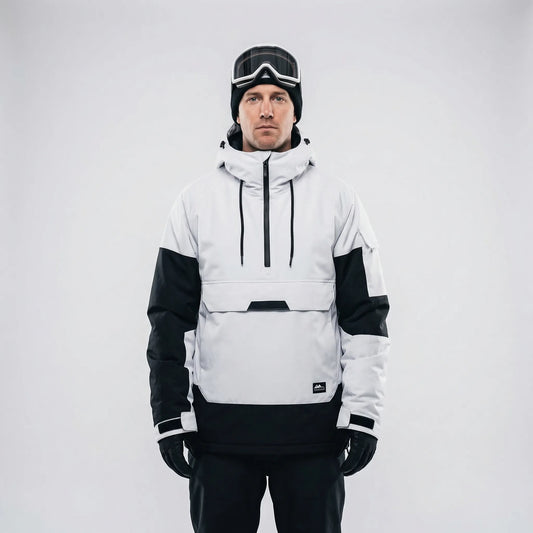 Hooded Half-Zip Ski Jacket - Cody