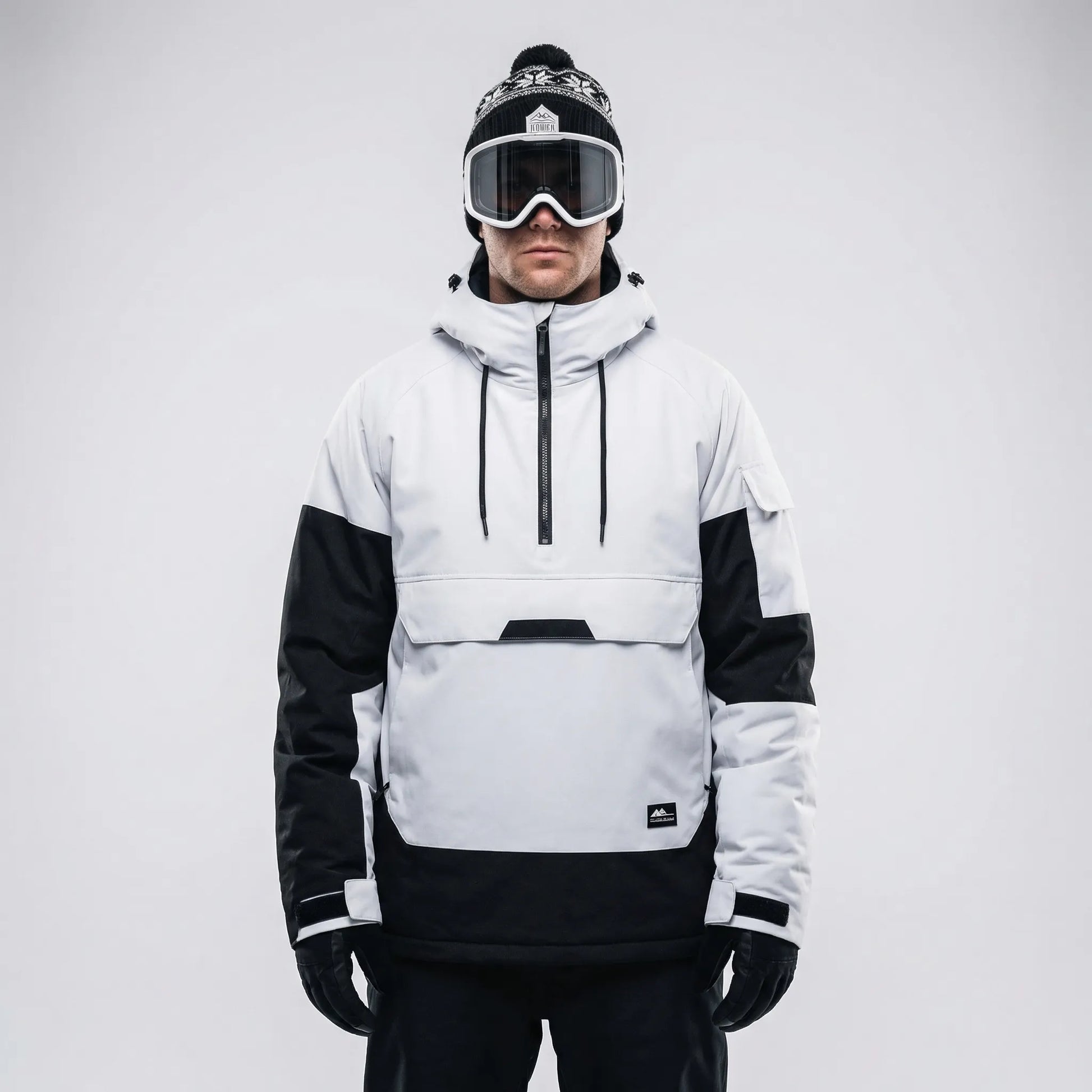 Hooded Half-Zip Ski Jacket - Cody