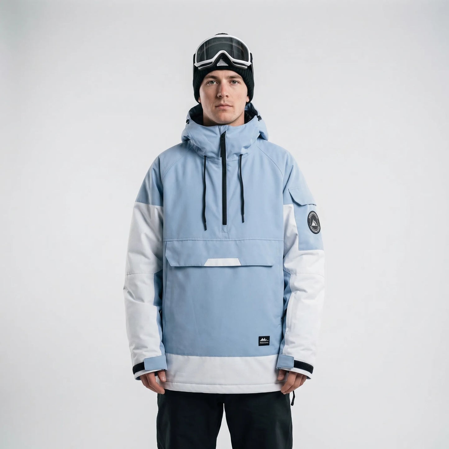 Hooded Half-Zip Ski Jacket - Cody