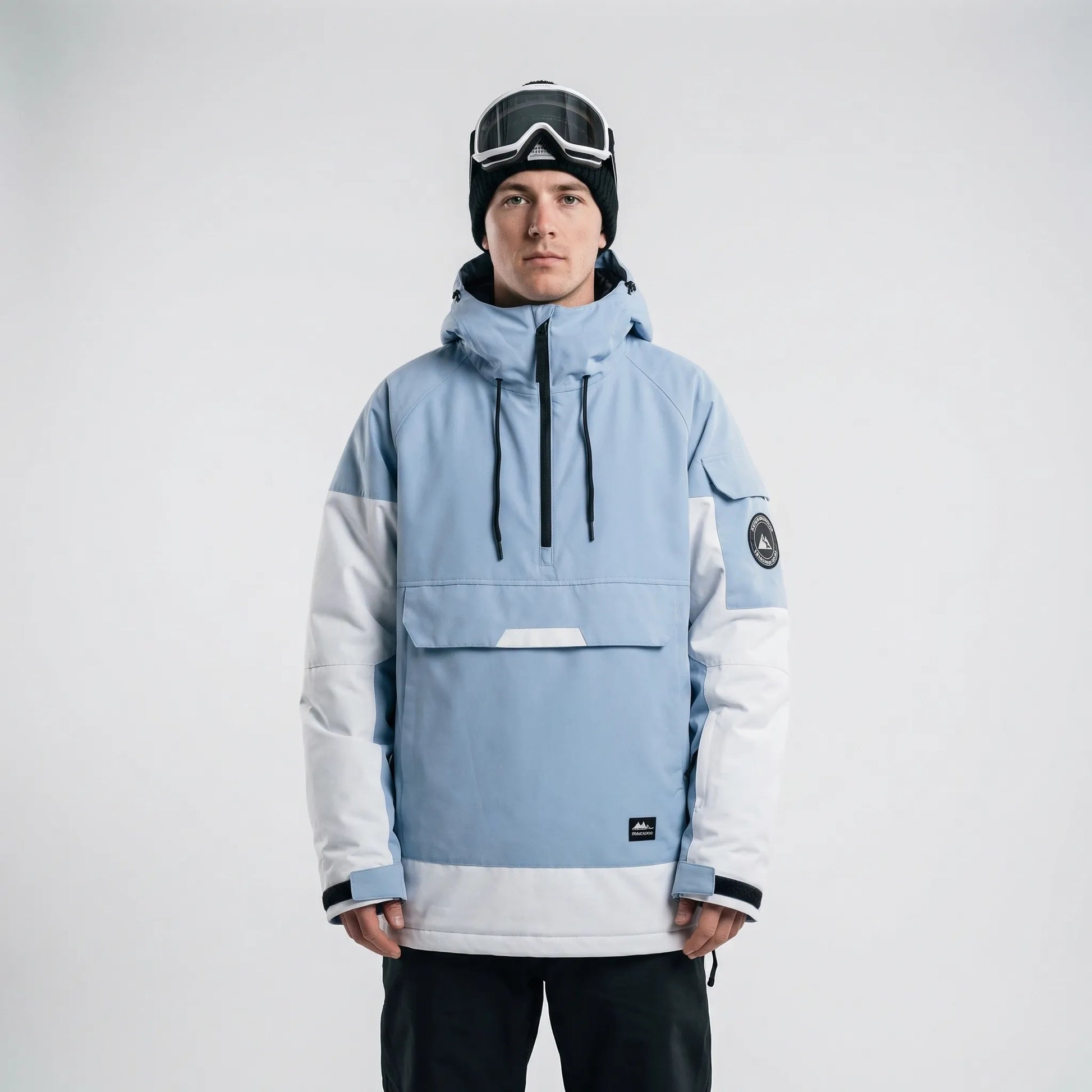 Hooded Half-Zip Ski Jacket - Cody