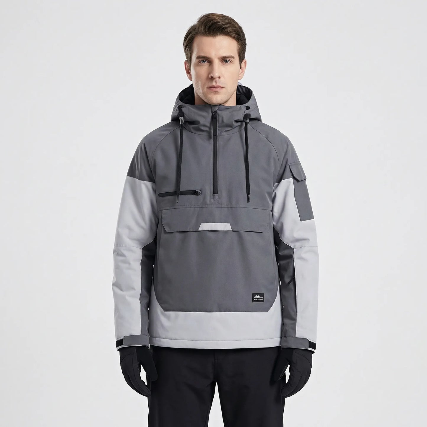 Hooded Half-Zip Ski Jacket - Cody