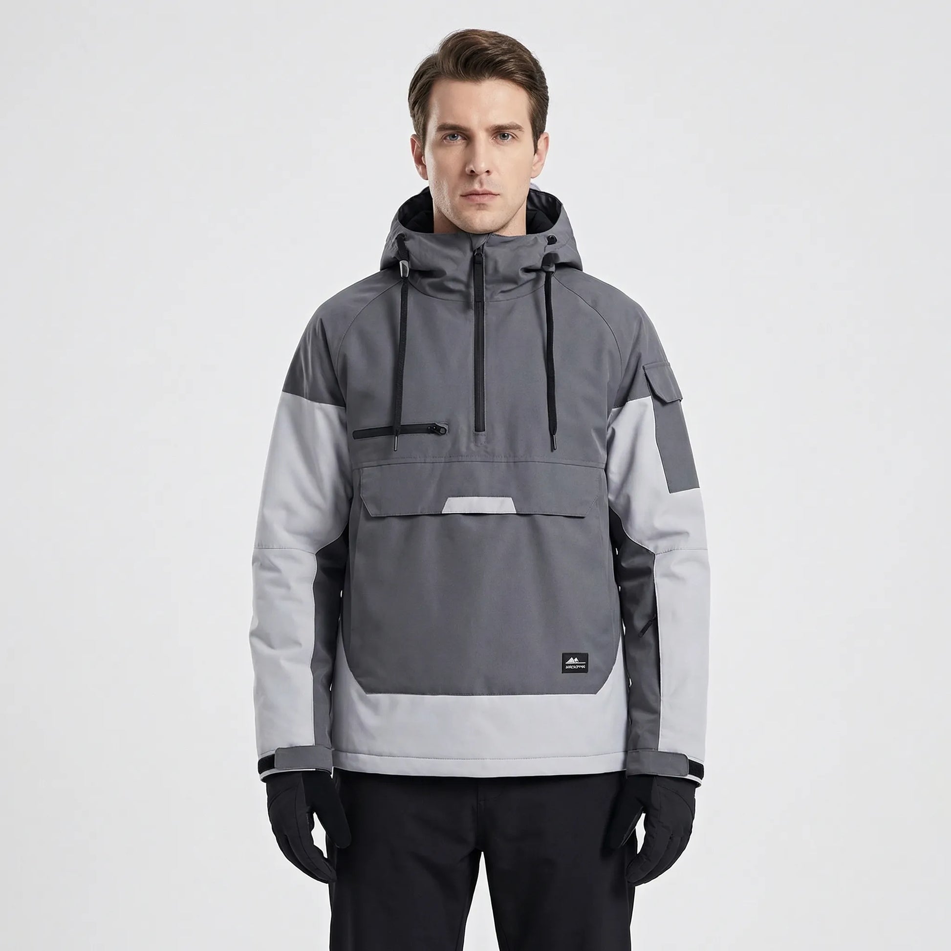 Hooded Half-Zip Ski Jacket - Cody