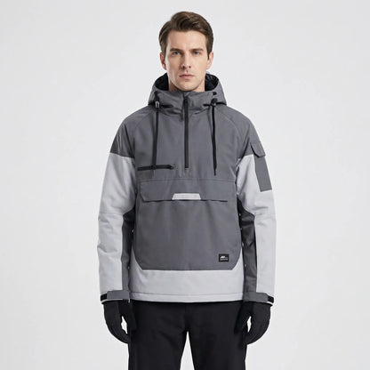 Hooded Half-Zip Ski Jacket - Cody