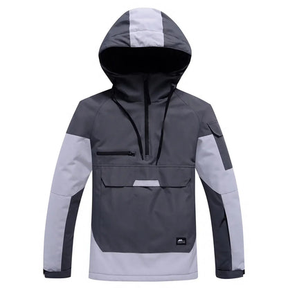 Hooded Half-Zip Ski Jacket - Cody
