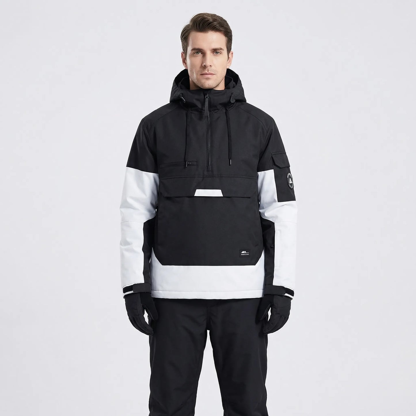 Hooded Half-Zip Ski Jacket - Cody