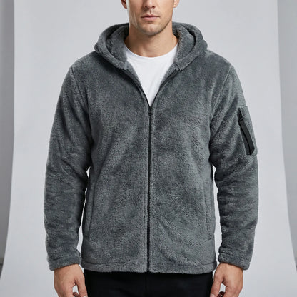 Hooded Jacket With Full Zip - Mick