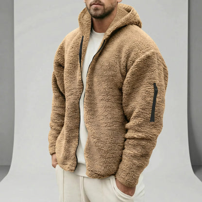 Hooded Jacket With Full Zip - Mick