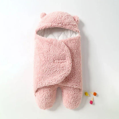 Hooded Newborn Swaddle Wrap Blanket - Miranda