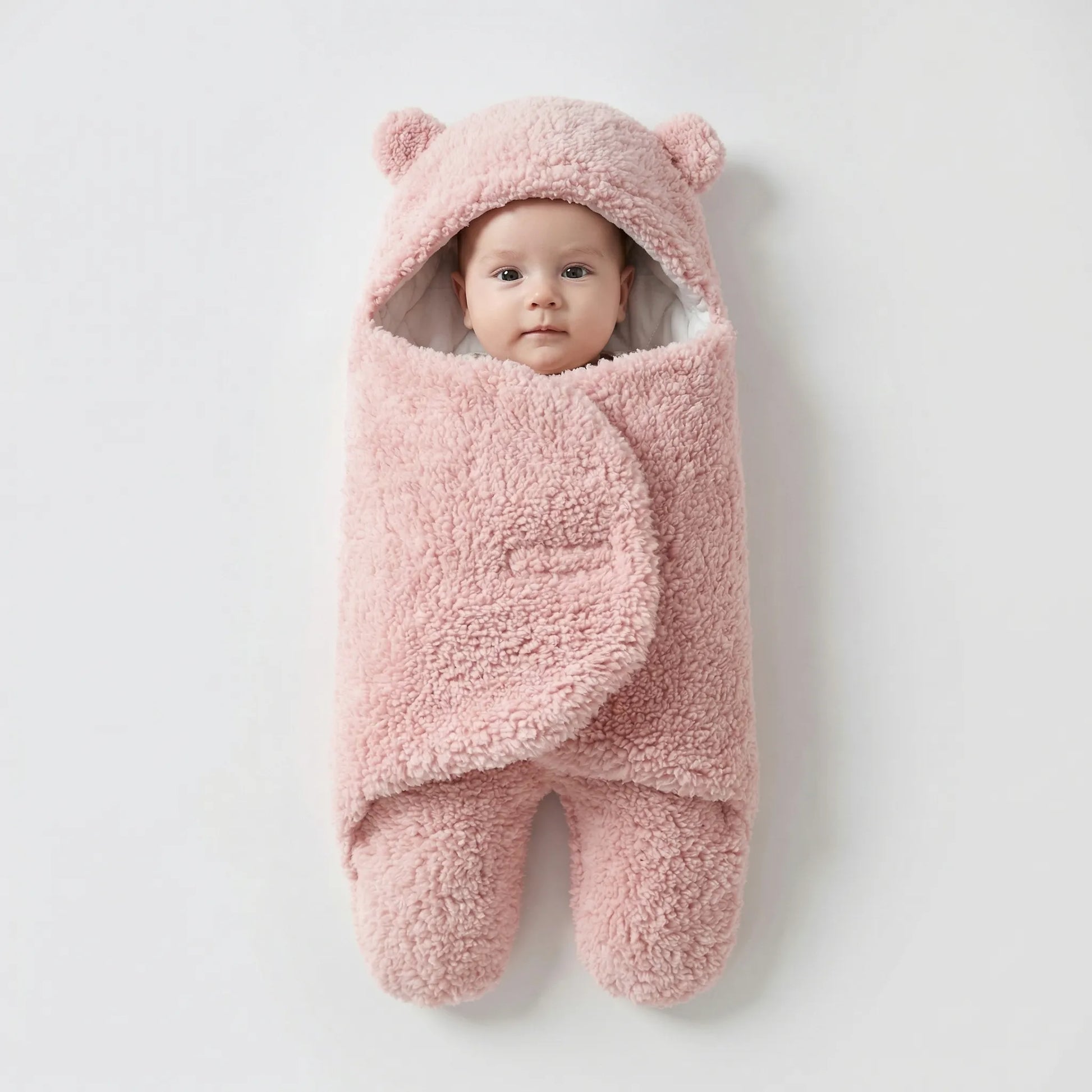Hooded Newborn Swaddle Wrap Blanket - Sam