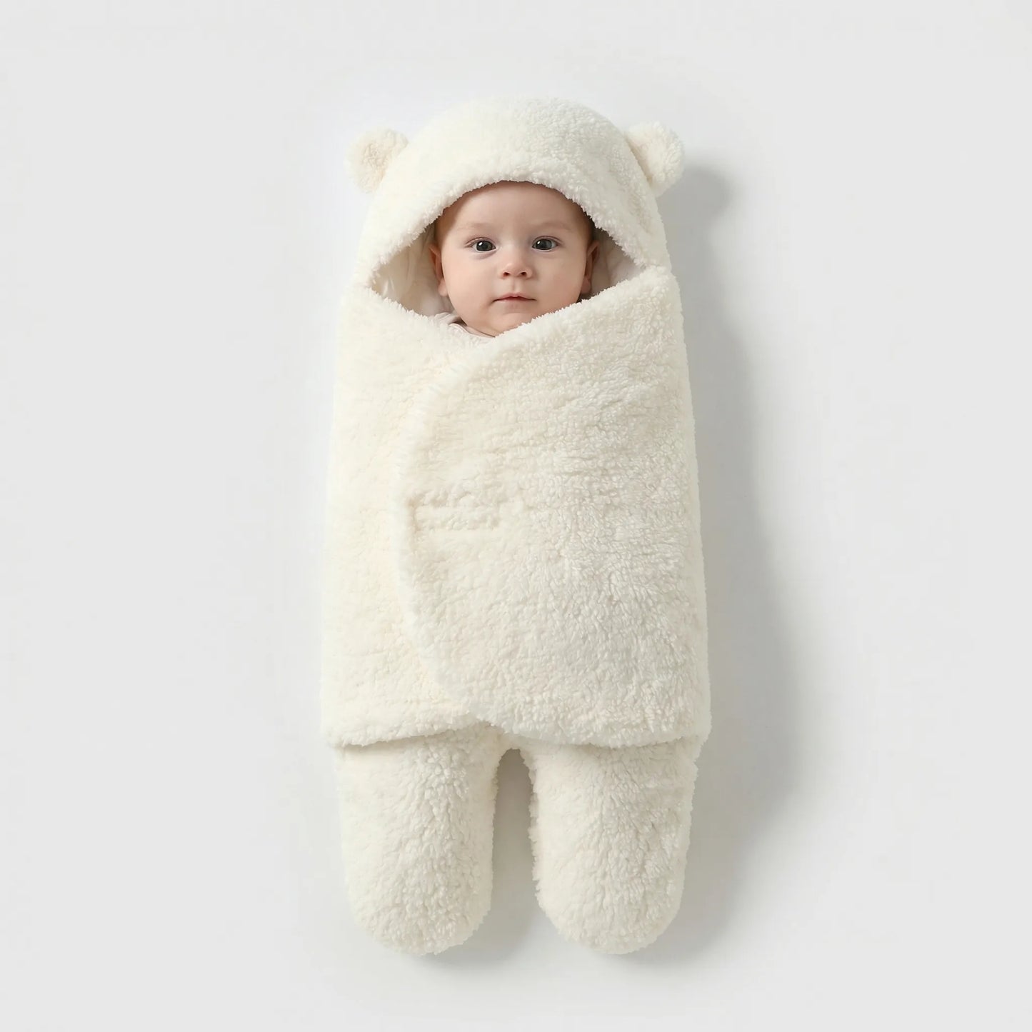 Hooded Newborn Swaddle Wrap Blanket - Sam