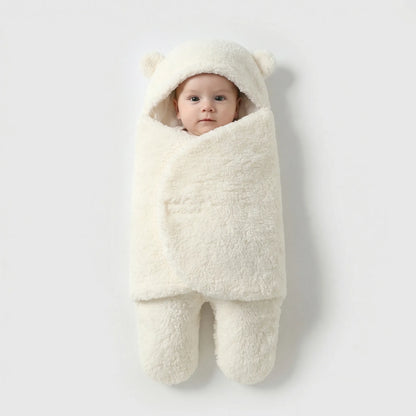 Hooded Newborn Swaddle Wrap Blanket - Sam