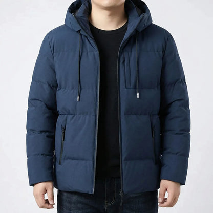 Hooded Padded Puffer Jacket For Men - Gustavo