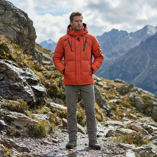 Hooded Windproof Puffer Jacket - Shaun