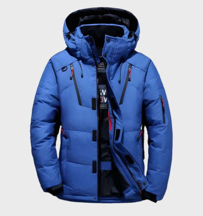Hooded Windproof Puffer Jacket - Shaun