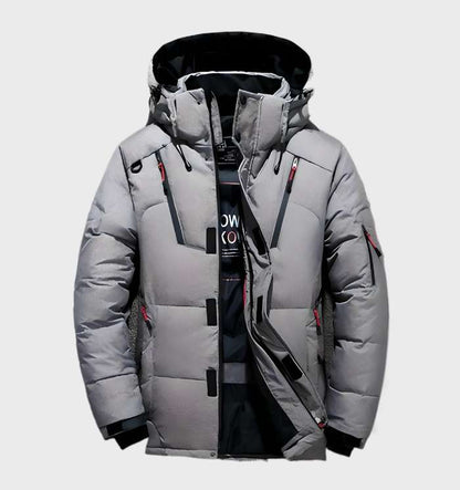 Hooded Windproof Puffer Jacket - Shaun