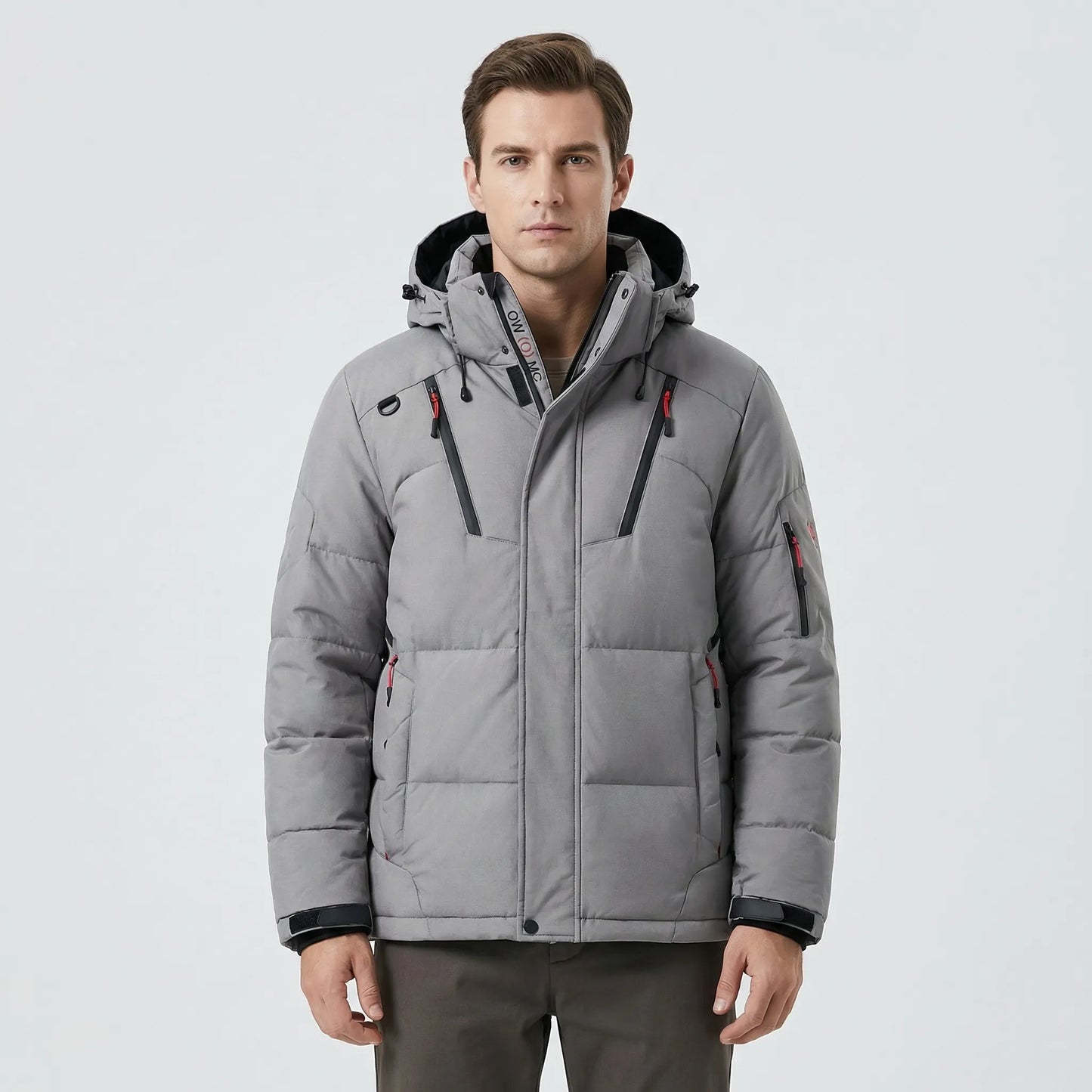 Hooded Windproof Puffer Jacket - Shaun