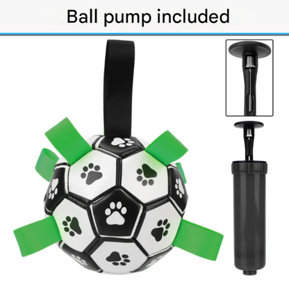 Durable Dog Football with Handles – TugBounce