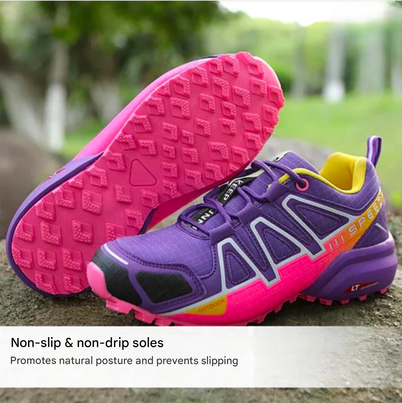 Autumn trekking shoes with non-slip sole – Elias