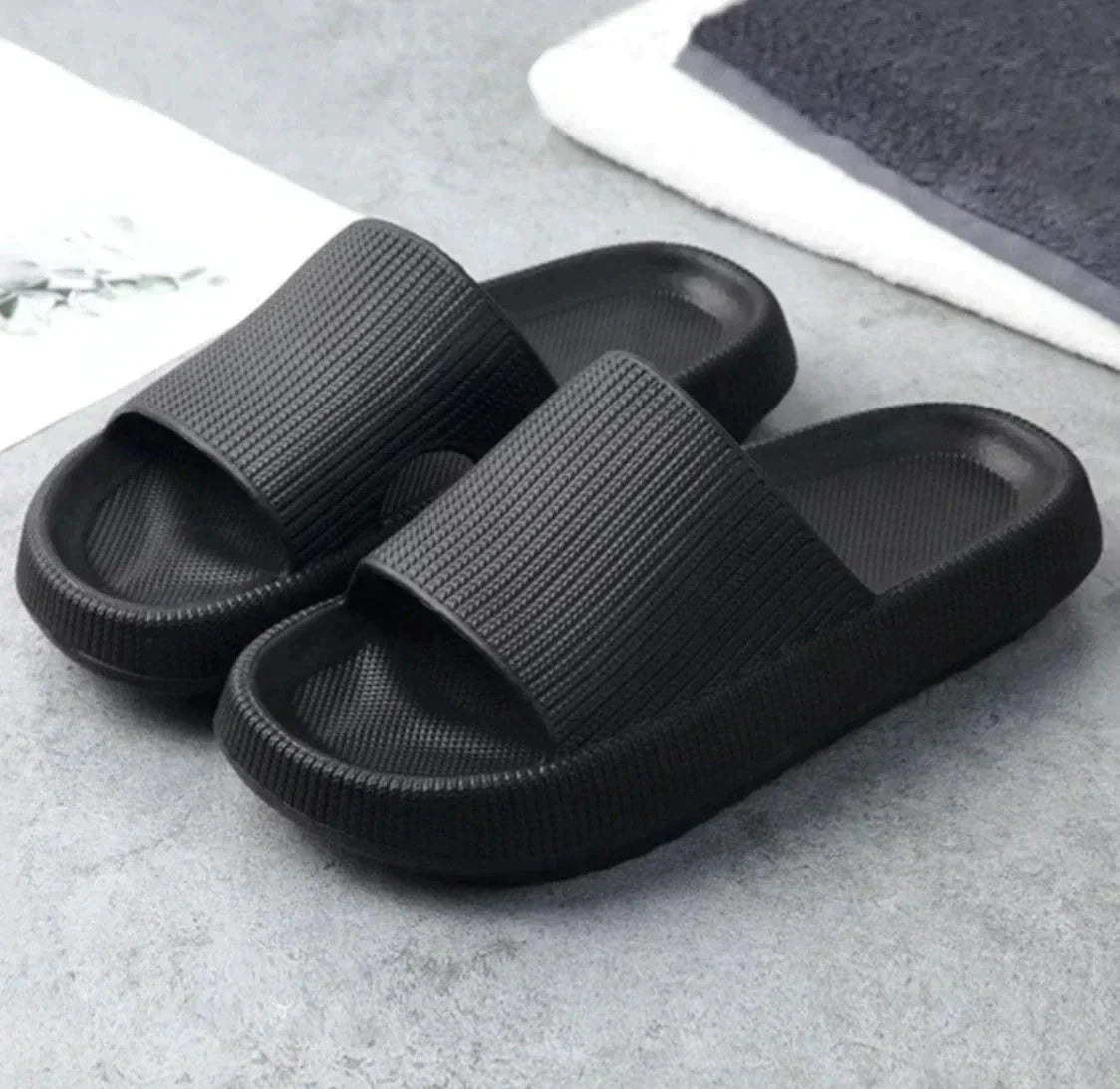 Comfortable Cushioned Slippers - Nora