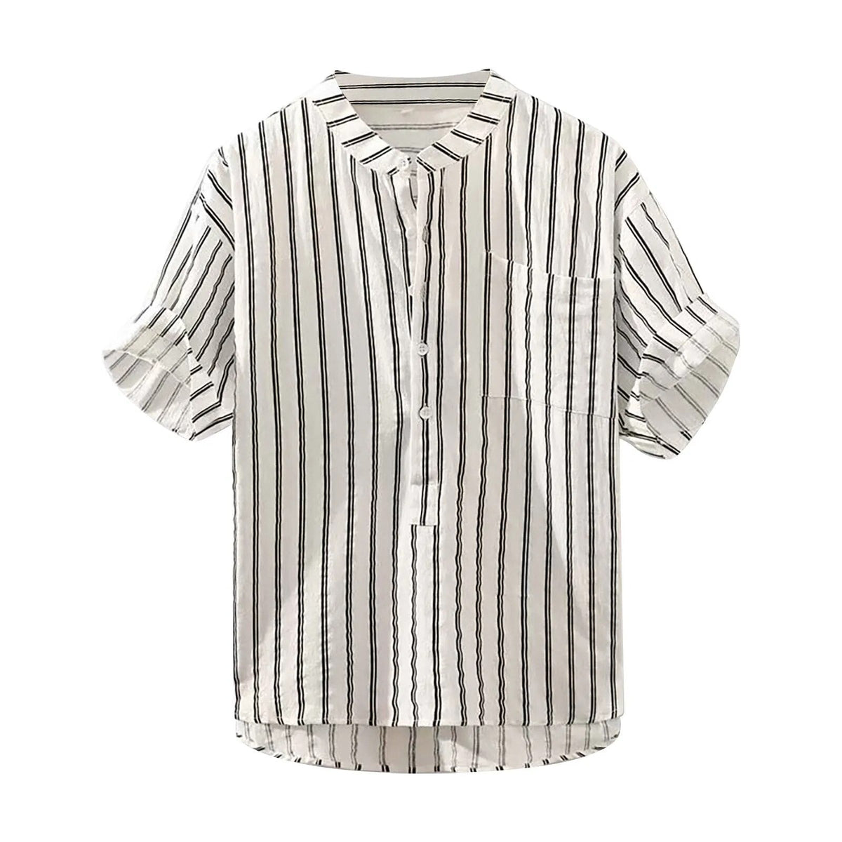 Striped men's summer shirt – Jesse