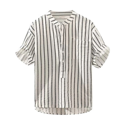 Striped men's summer shirt – Jesse