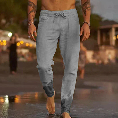 Stylish Linen Men's Trousers - Theo