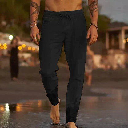 Stylish Linen Men's Trousers - Theo