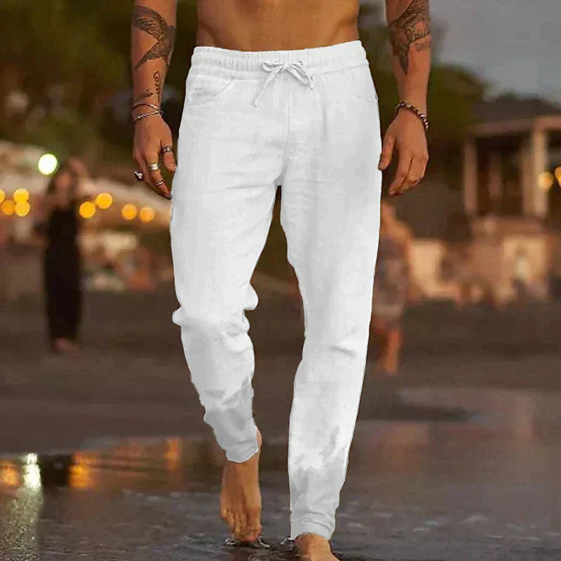 Stylish Linen Men's Trousers - Theo
