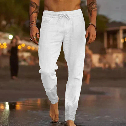 Stylish Linen Men's Trousers - Theo