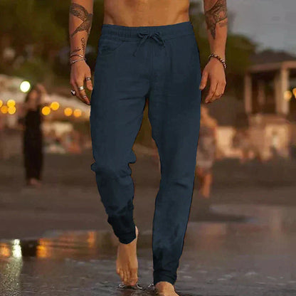 Stylish Linen Men's Trousers - Theo