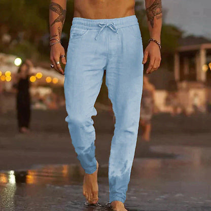 Stylish Linen Men's Trousers - Theo