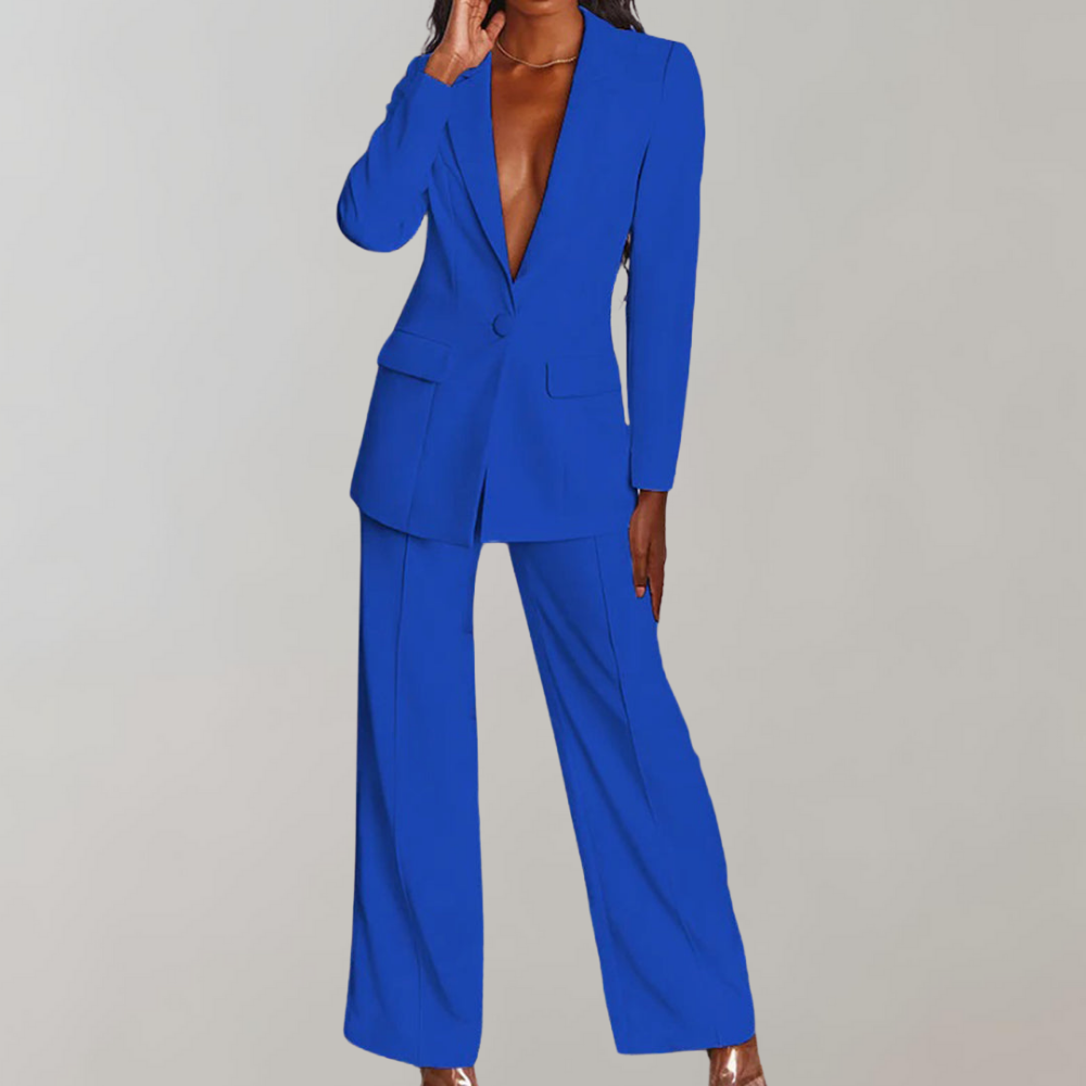 Stylish Blazer and Trouser Set - Elena