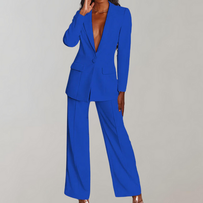 Stylish Blazer and Trouser Set - Elena