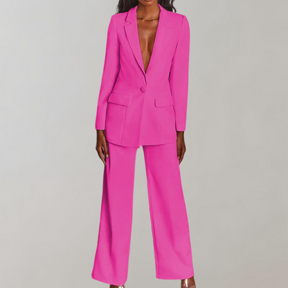 Stylish Blazer and Trouser Set - Elena