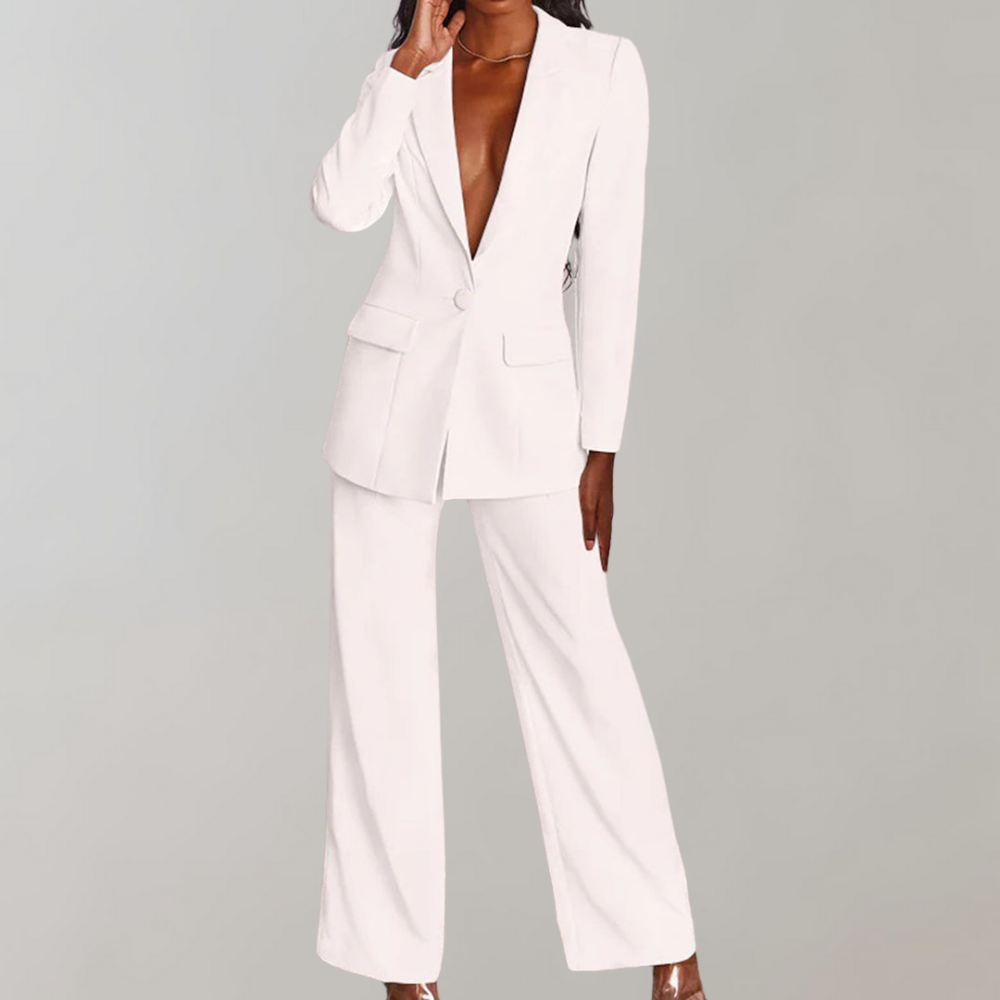 Stylish Blazer and Trouser Set - Elena