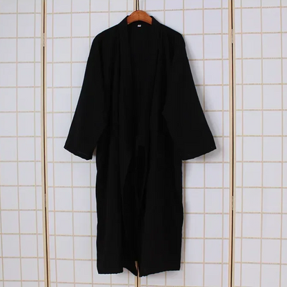 Japanese Kimono-Style Mens Dressing Gown - Blake