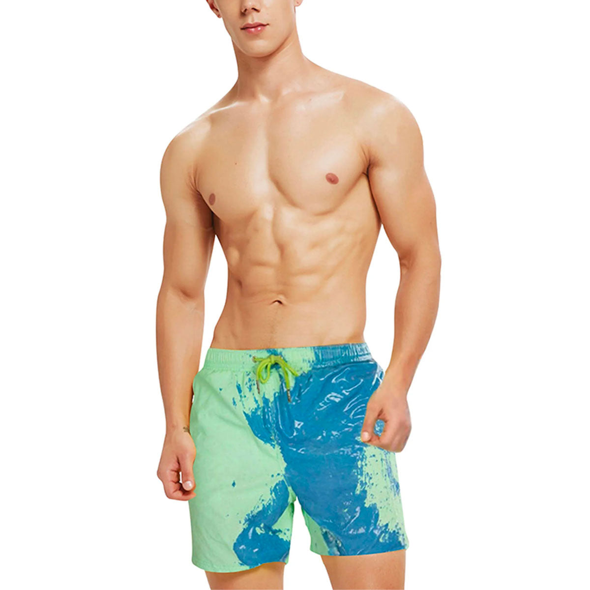 Colour-changing men's swimming shorts with thermal effect – Summer highlight 2026