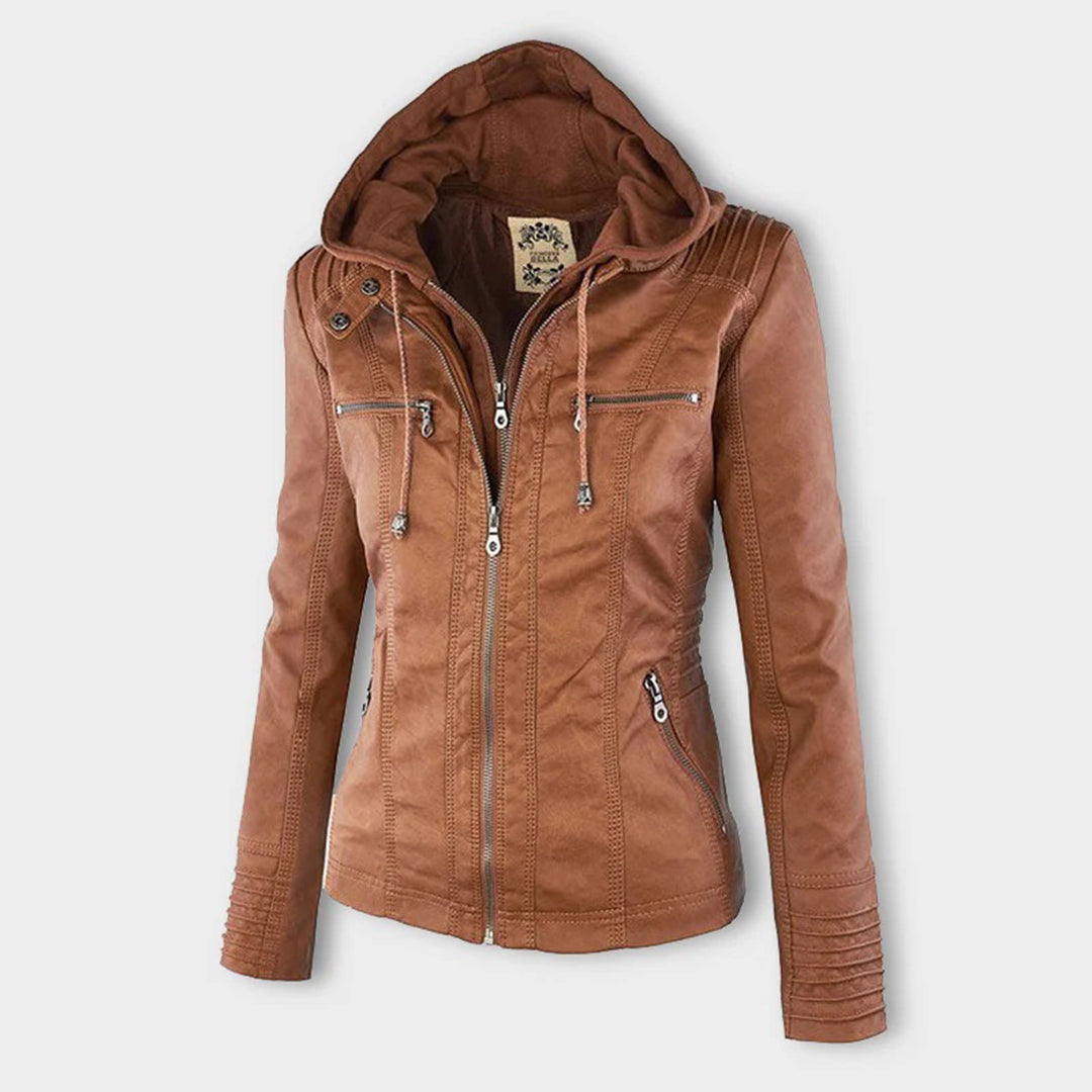 Fashionable Leather Jacket - Zara