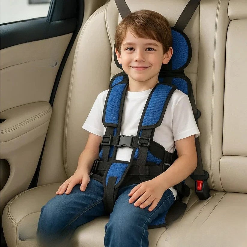 Foldable Kids Travel Seat with Harness - Quick Setup On the Go 10