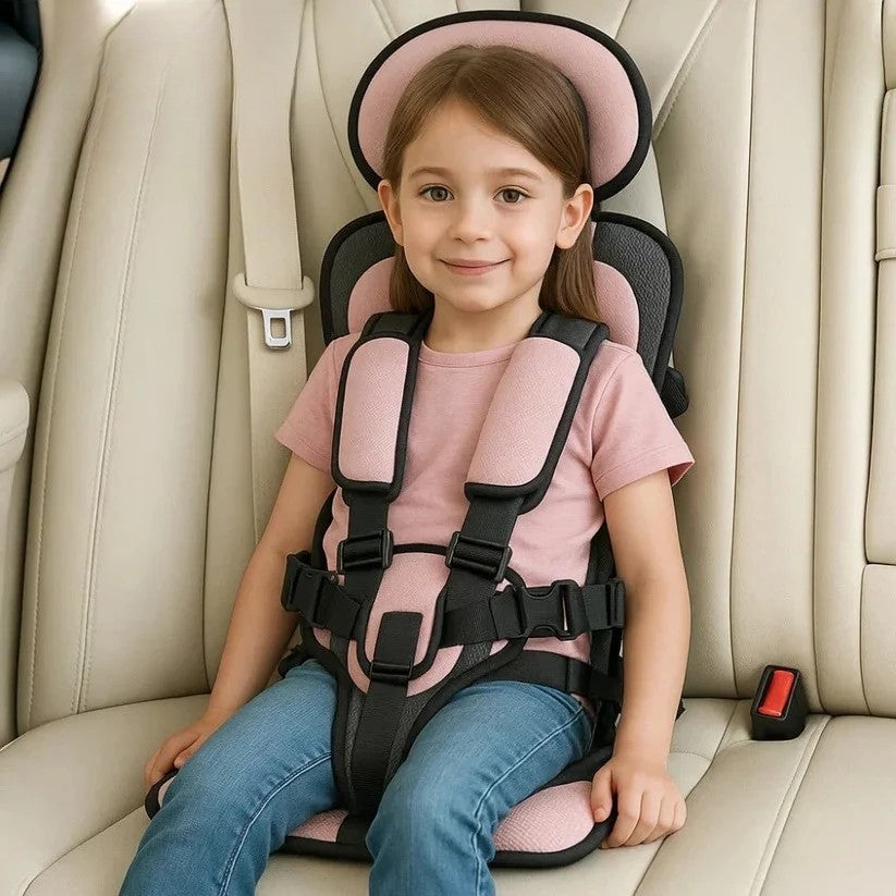 Foldable Kids Travel Seat with Harness - Quick Setup On the Go 12